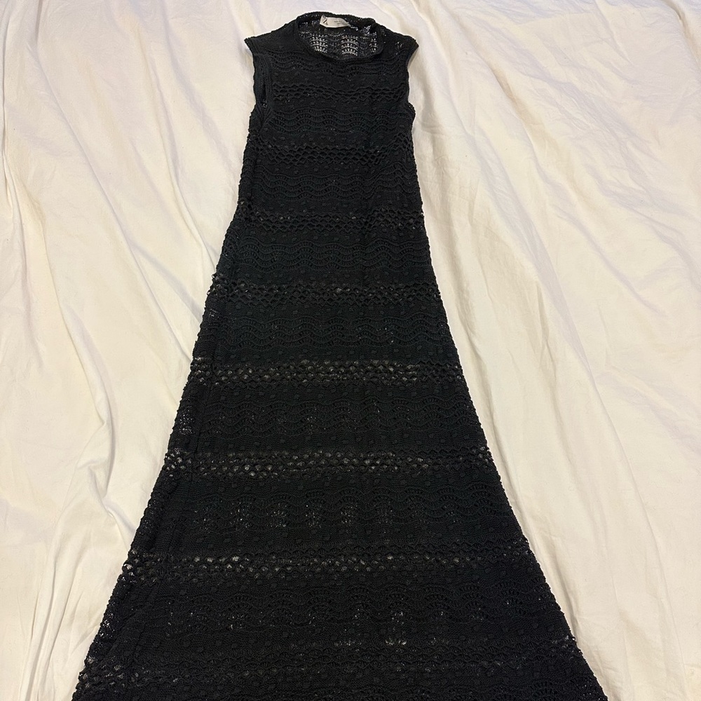 Zara Openwork Knit Dress - Picture 9 of 11